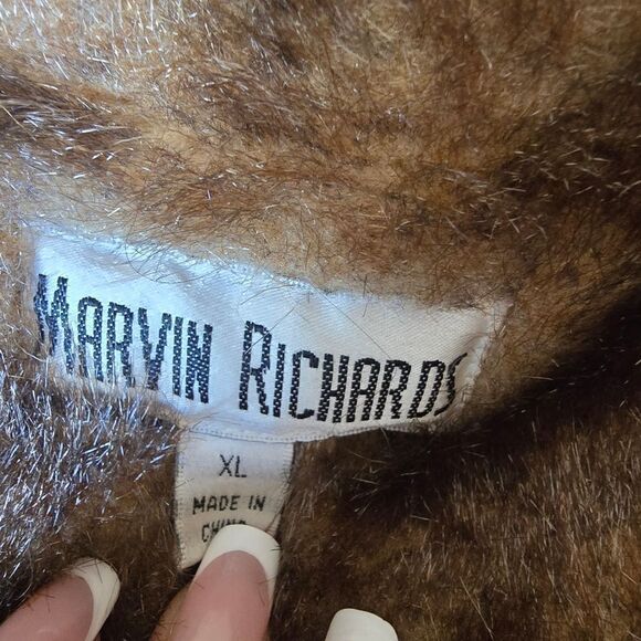 Marvin Richard's Women’s Jean Jacket with Faux Fur Linning & Trim Size XL Y2k - Picture 8 of 16